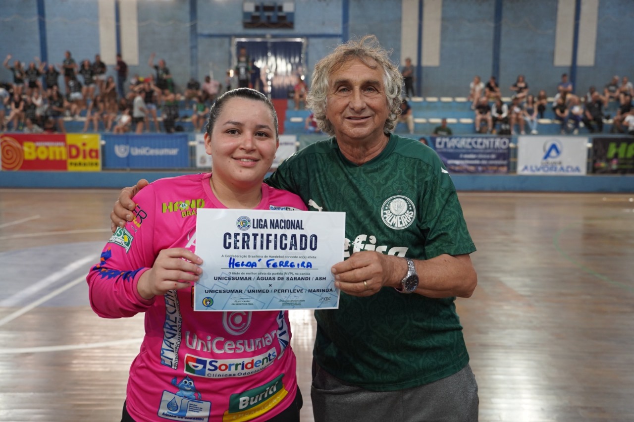 Sarandi faz jogo histórico contra Maringá no handebol, empolga torcida e espera Concórdia